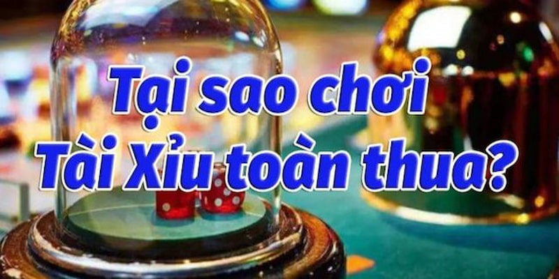 Nguyên nhân khiến cho người tham gia chơi tài xỉu luôn thua có thể xuất phát từ việc không làm chủ được tâm lý