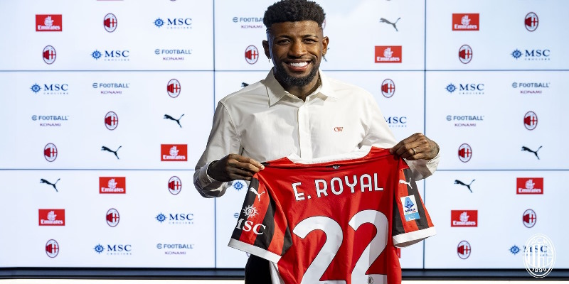 Emerson Royal chuyển đến AC Milan mùa giải 2024/25